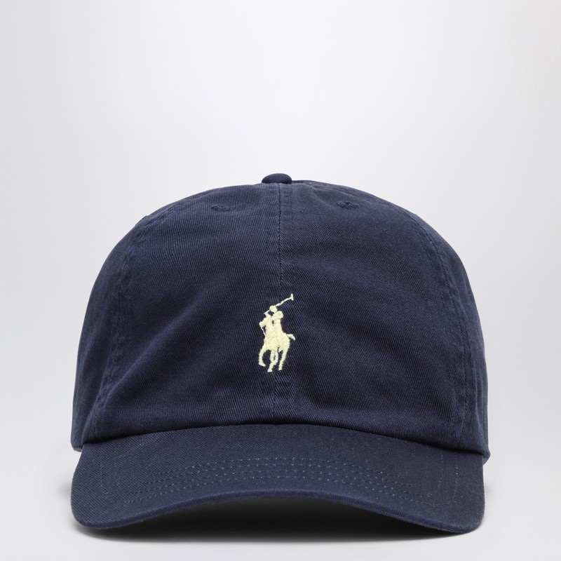 Navy blue cotton baseball cap