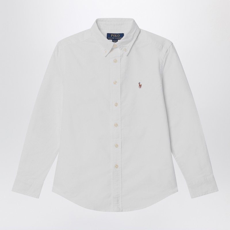 White cotton button-down shirt - Polo Ralph Lauren - Modalova