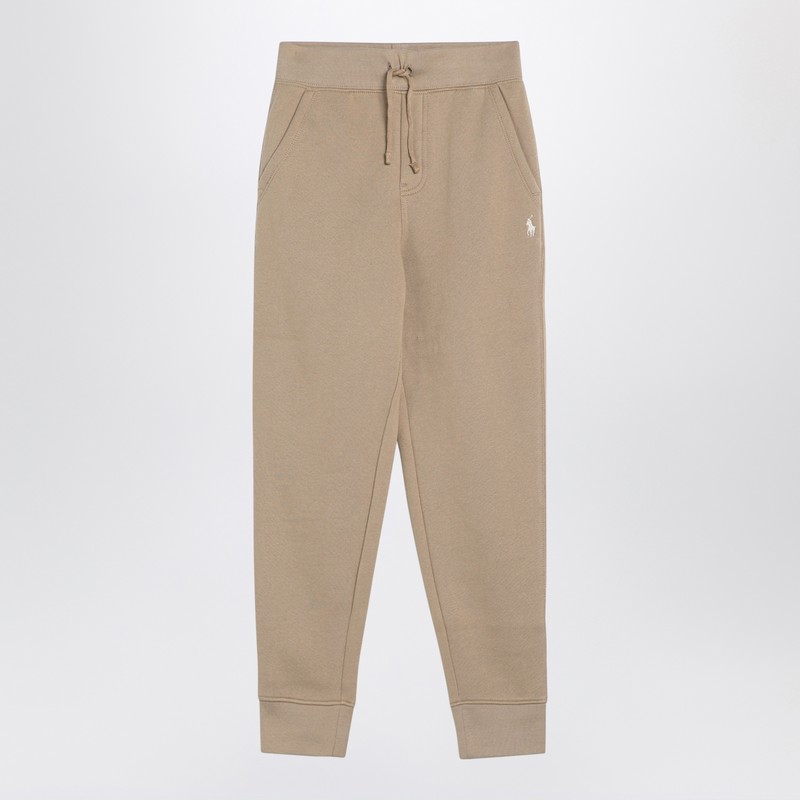 Khaki cotton-blend jogging trousers - Polo Ralph Lauren - Modalova