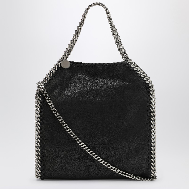 Black Falabella mini tote bag