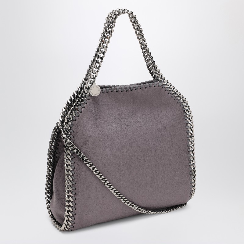 Stella Mccartney Mini Falabella Tote Bag In Bark In Gray