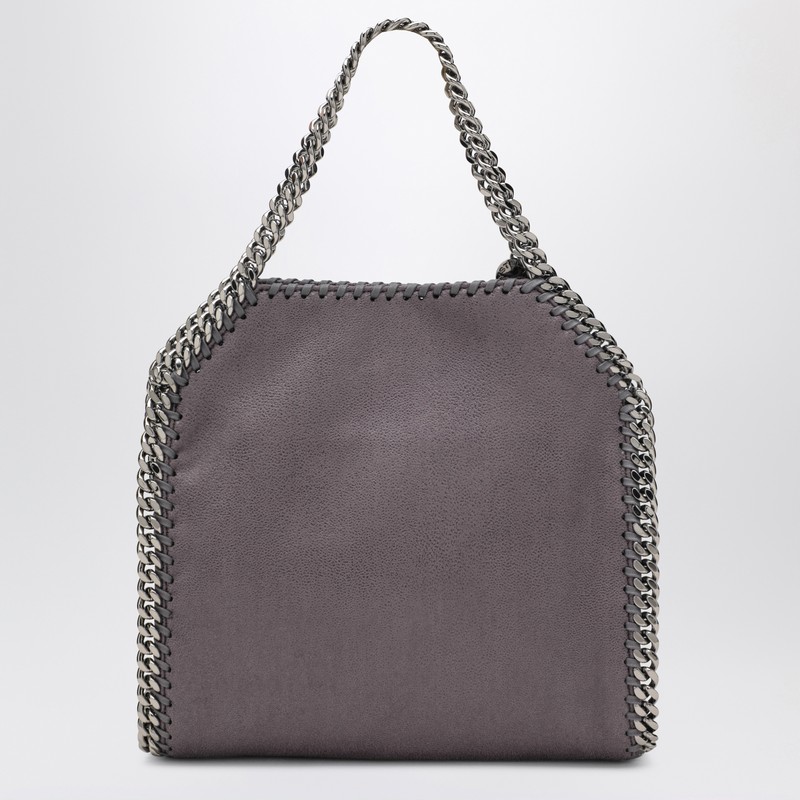 Stella Mccartney Mini Falabella Tote Bag In Bark In Gray