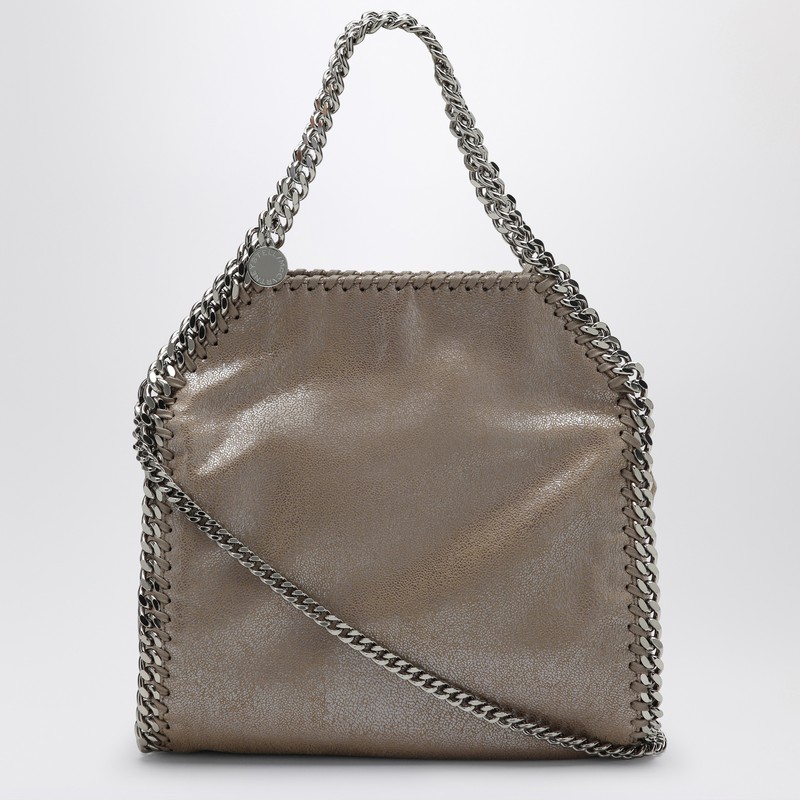 Falabella mini shiny beige bag
