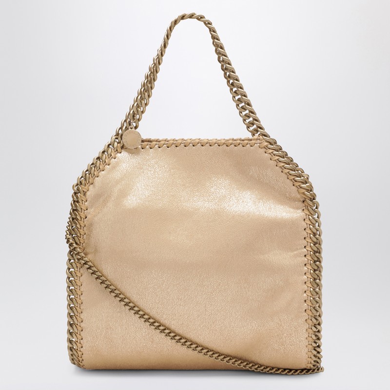 Falabella Mini Tote Bag in Light Gold