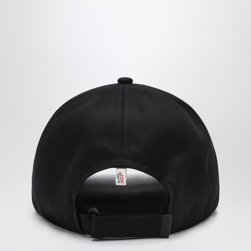 Moncler Logo-patch Baseball Cap In Black