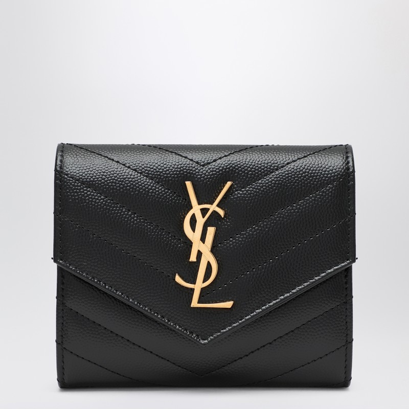 Tri-fold Cassandre wallet black