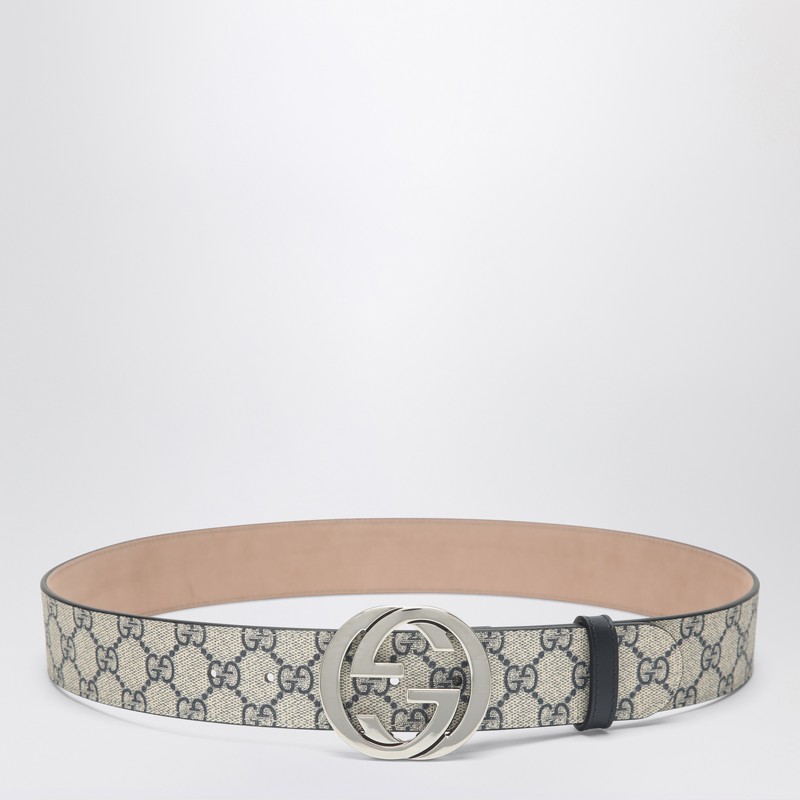GG Supreme fabric belt with GG buckle