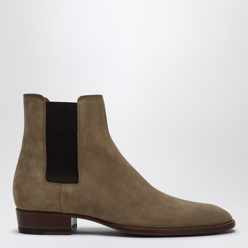 Wyatt 30 light suede ankle boot - Saint Laurent - Modalova