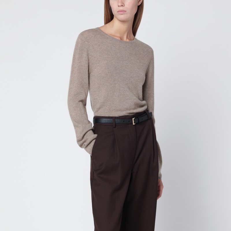 Almada Label Awa Sweater In Beige Organic Cashmere In Sand