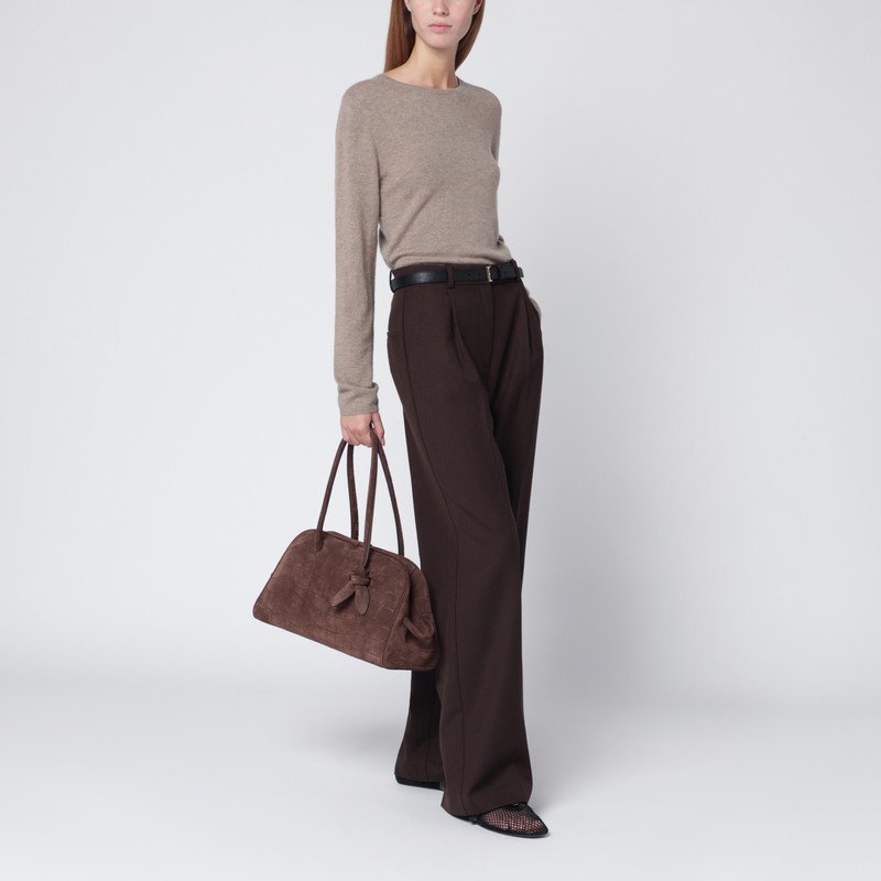Almada Label Awa Sweater In Beige Organic Cashmere In Sand