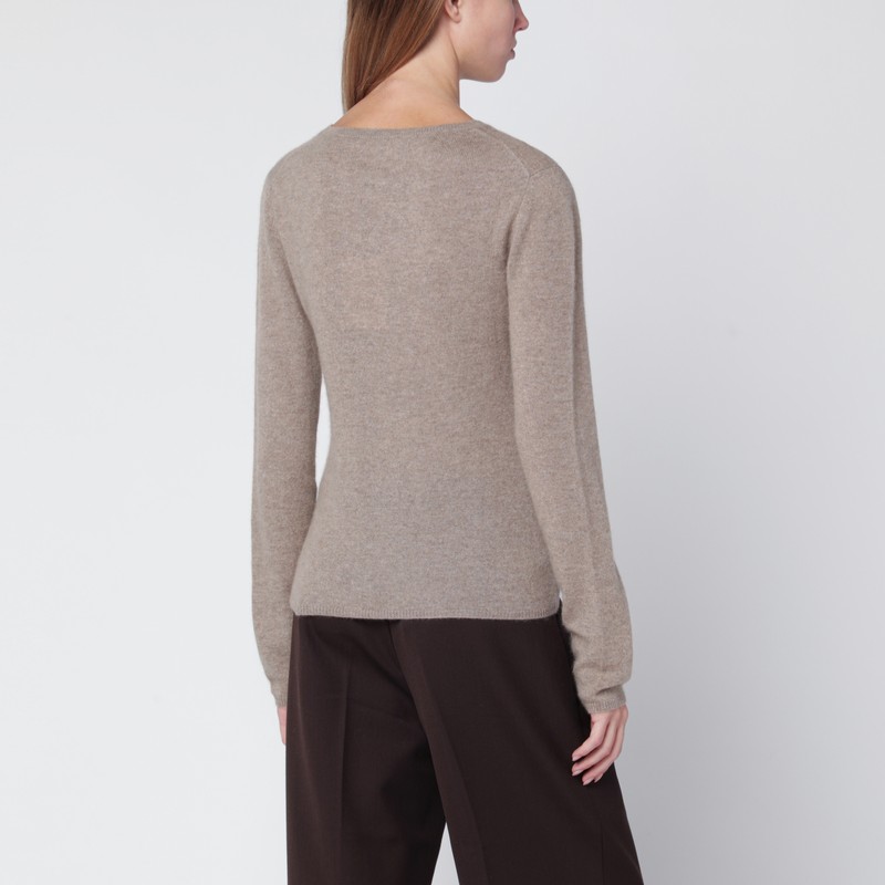 Almada Label Awa Sweater In Beige Organic Cashmere In Sand