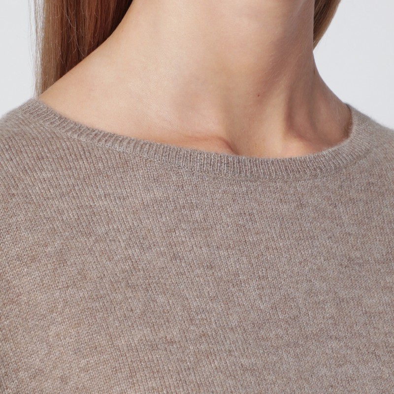 Almada Label Awa Sweater In Beige Organic Cashmere In Sand