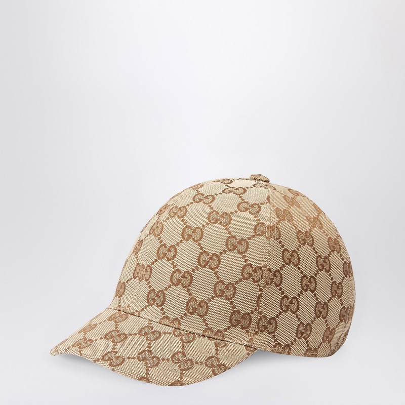 Baseball cap in beige and ebony Original GG fabric