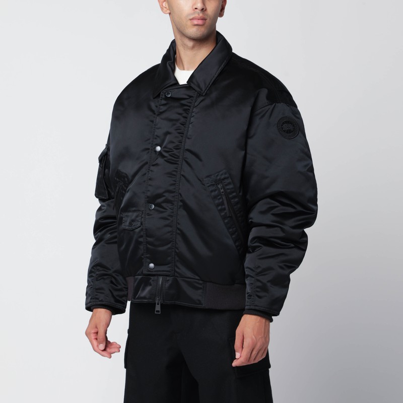 Black Aviator Seguin bomber