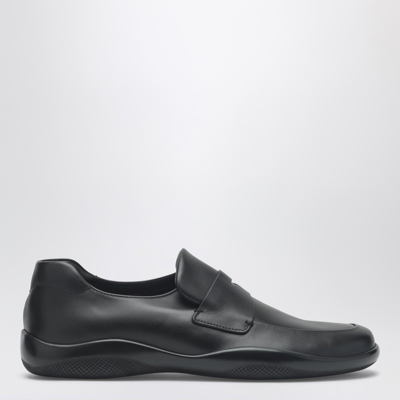 Black leather Toblach loafers