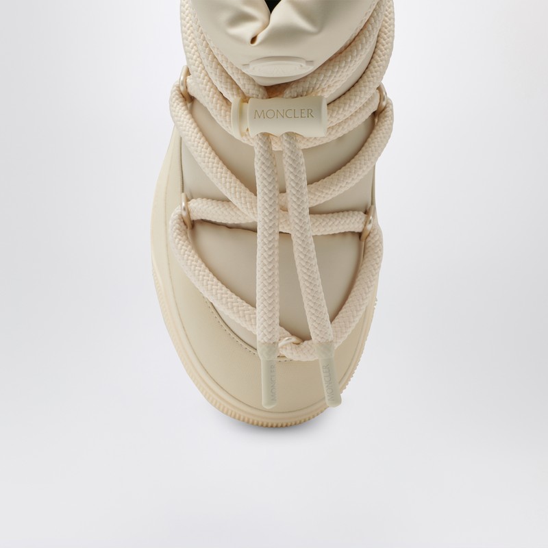 Moncler Altive Mid Snow Boots In Beige In Sand