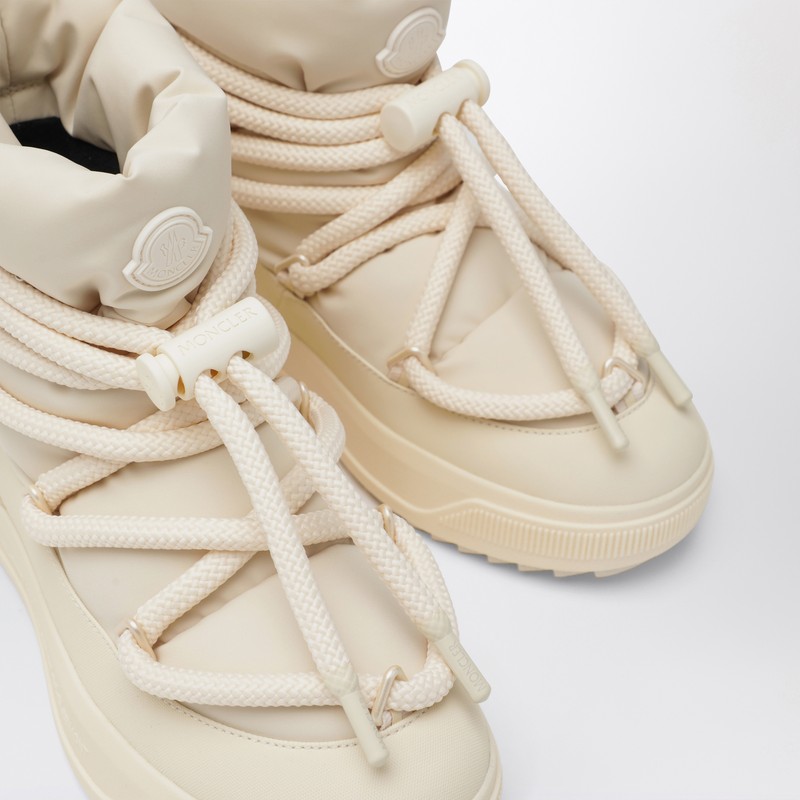 Moncler Altive Mid Snow Boots In Beige In Sand