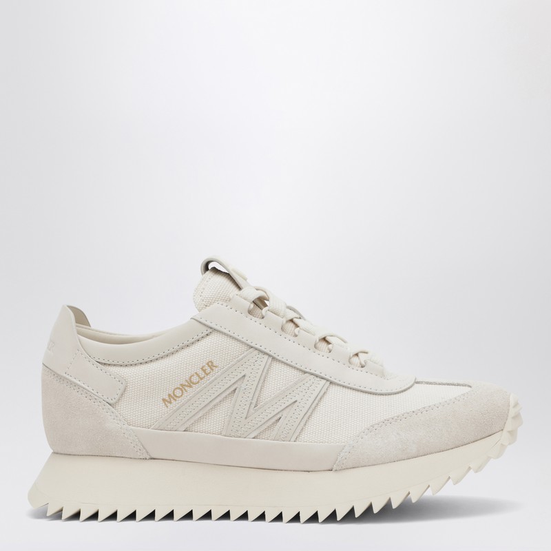 Pacey2 sneaker in beige canvas and leather