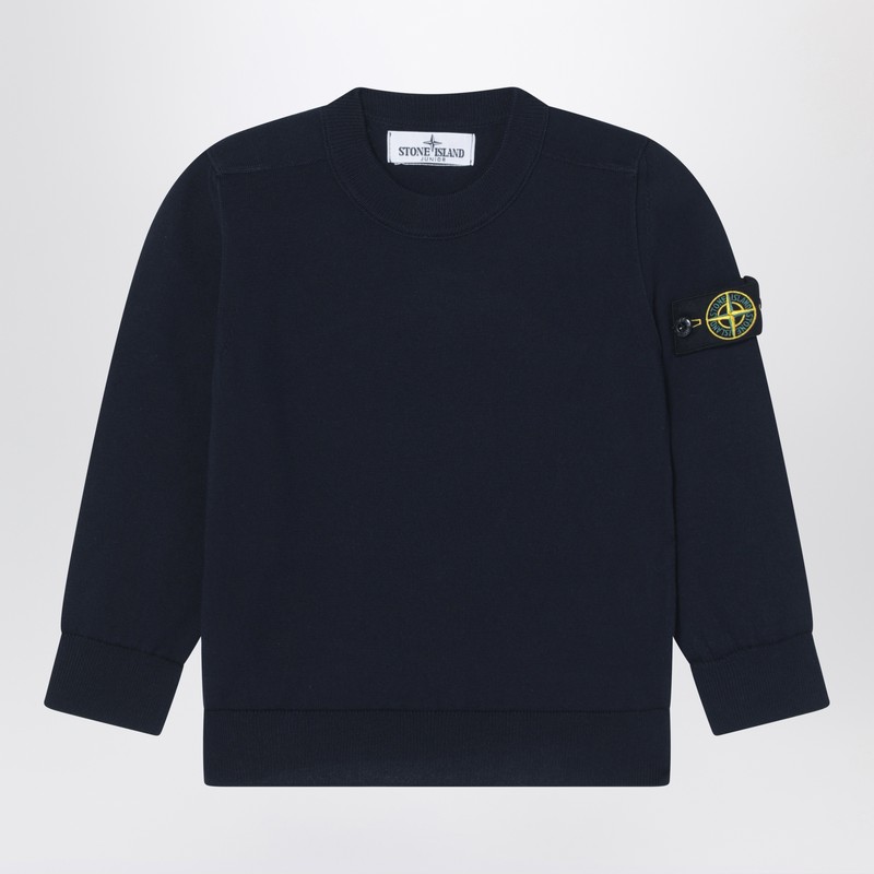 Navy blue cotton jumper