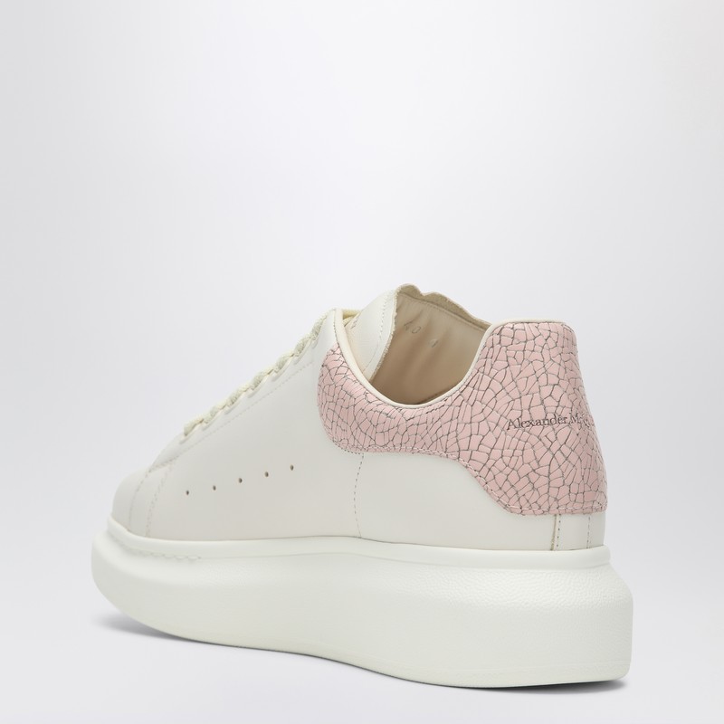 Alexander Mcqueen Women's And Pink Oversized Sneakers In White