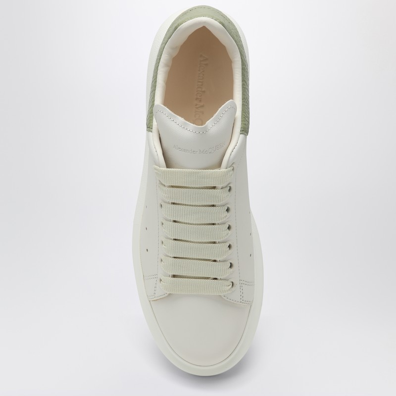 Alexander Mcqueen Alexander Mc Queen White/green Oversized Sneakers In White