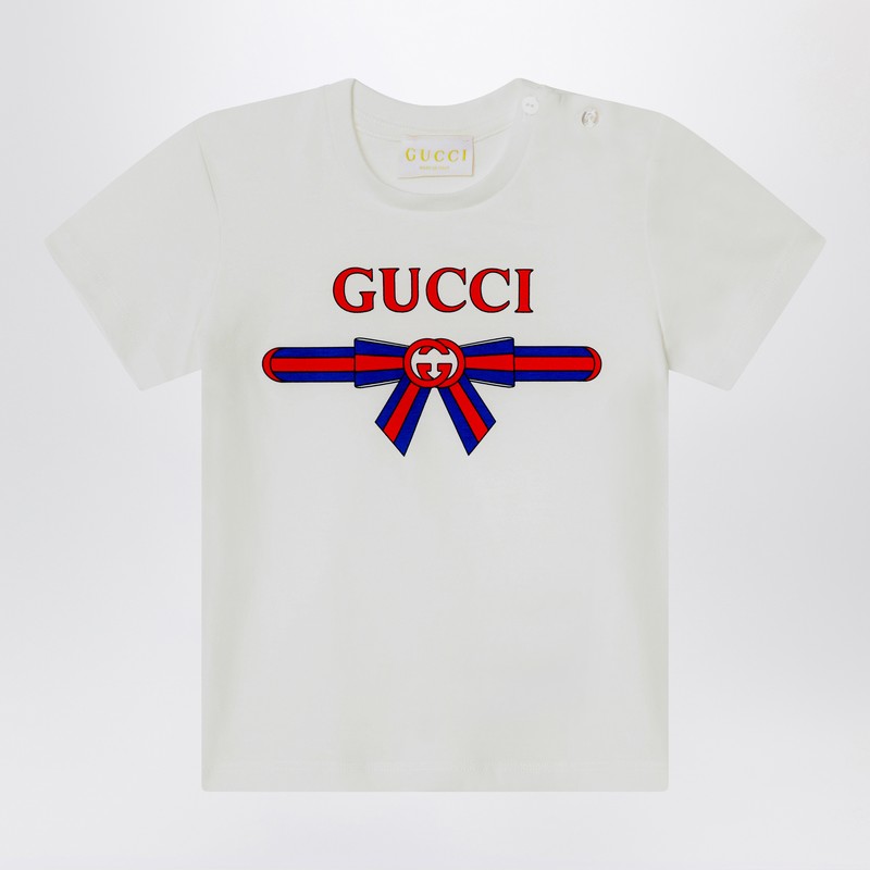 White T-shirt with logo print