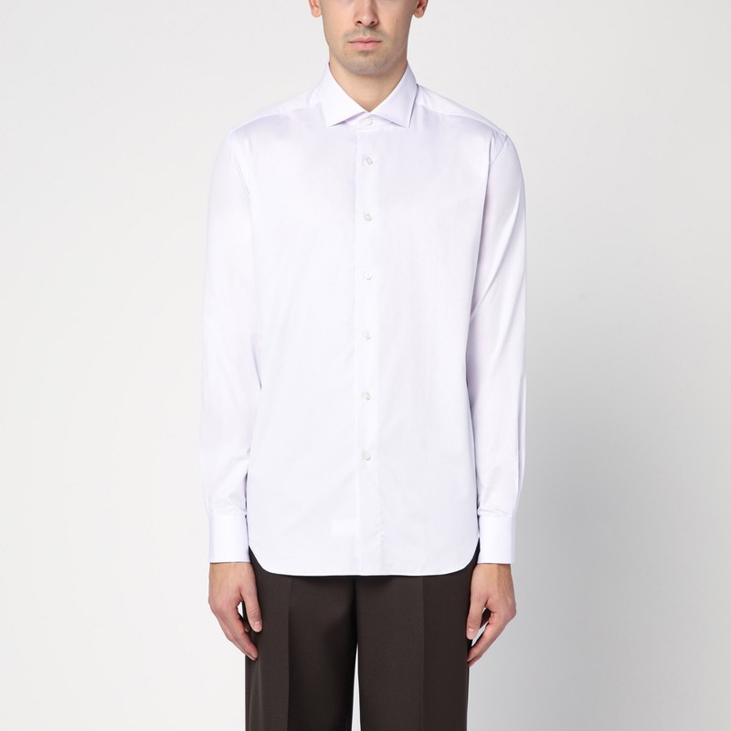 Lilac cotton shirt