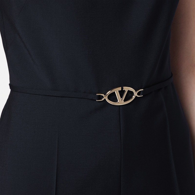 Valentino Tuta Con Logo In Blue