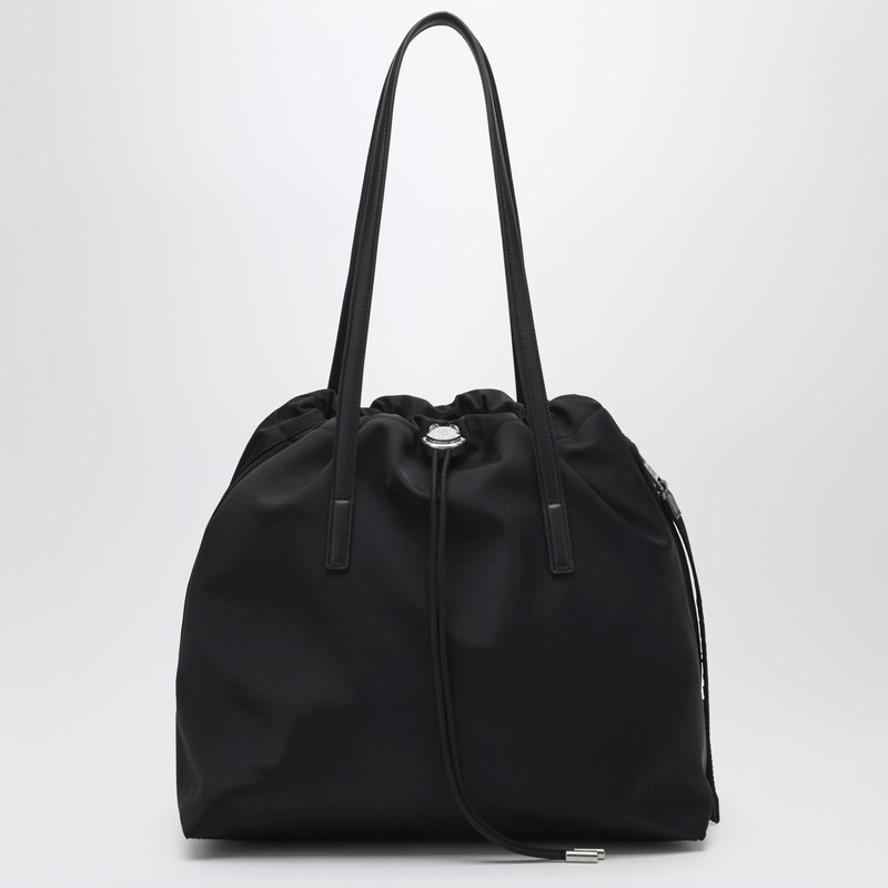 New Trick water-repellent black tote bag