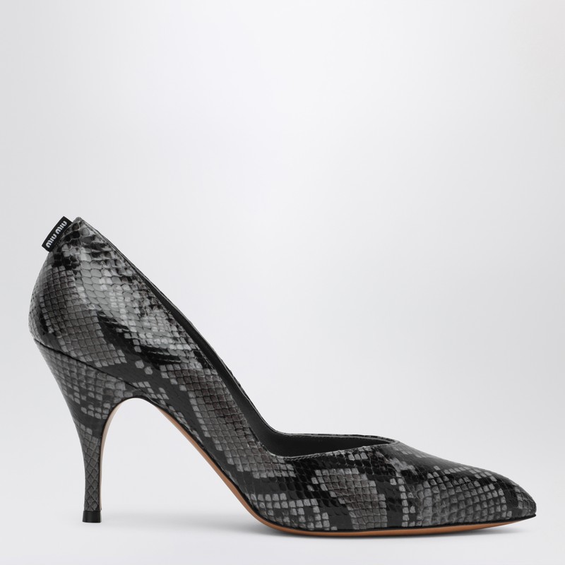 Ardesia pumps in Ayers python-print leather