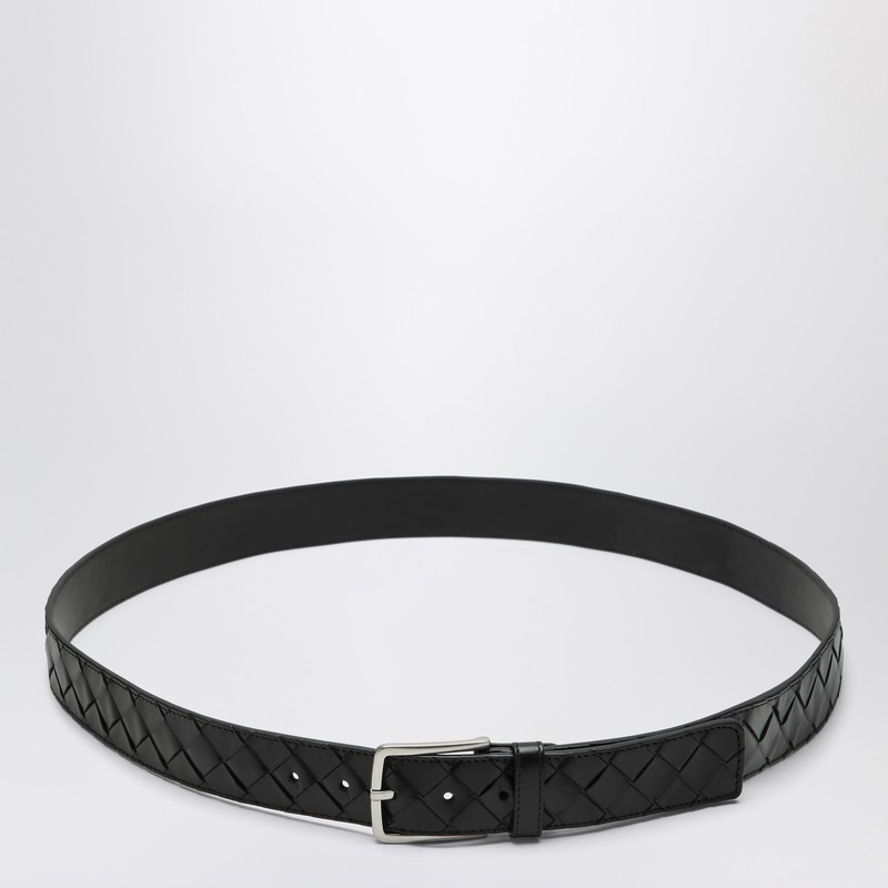 Black Inrecciato belt