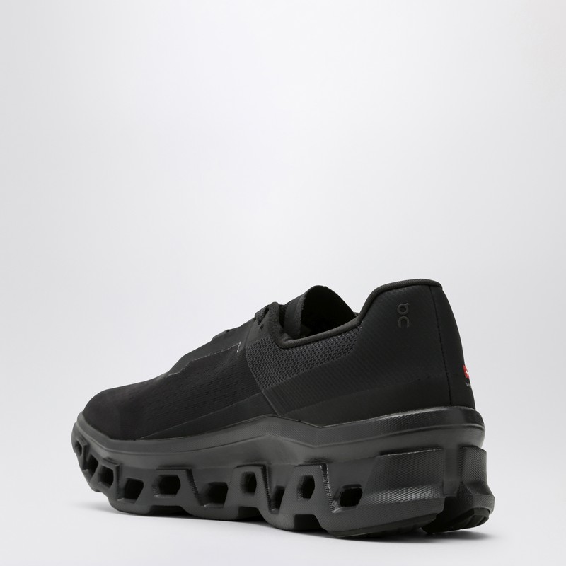 On Cloudmster 2 Rubber-trimmed Mesh Running Sneakers In Black