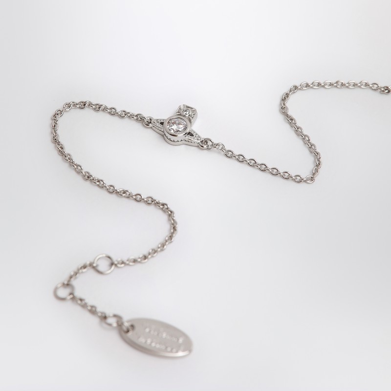 Vivienne Westwood Ariella Silver Bracelet In Metallic