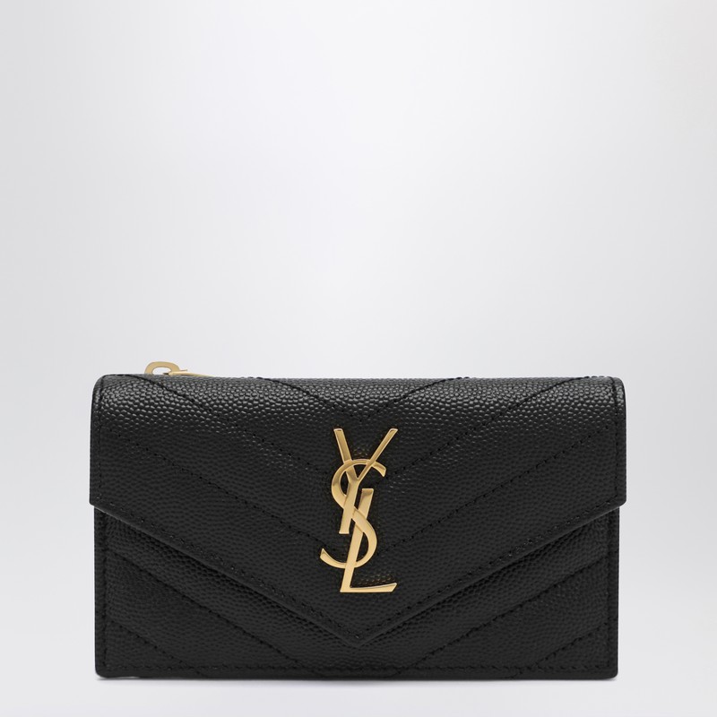 Cassandre matelassé black cardholder