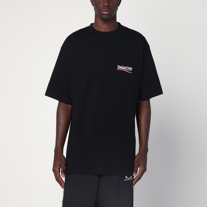 Over T-shirt Political campaign dirty black