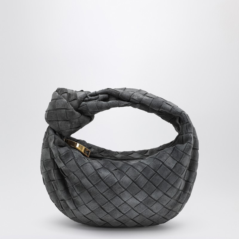Mini Jodie bag in graphite suede