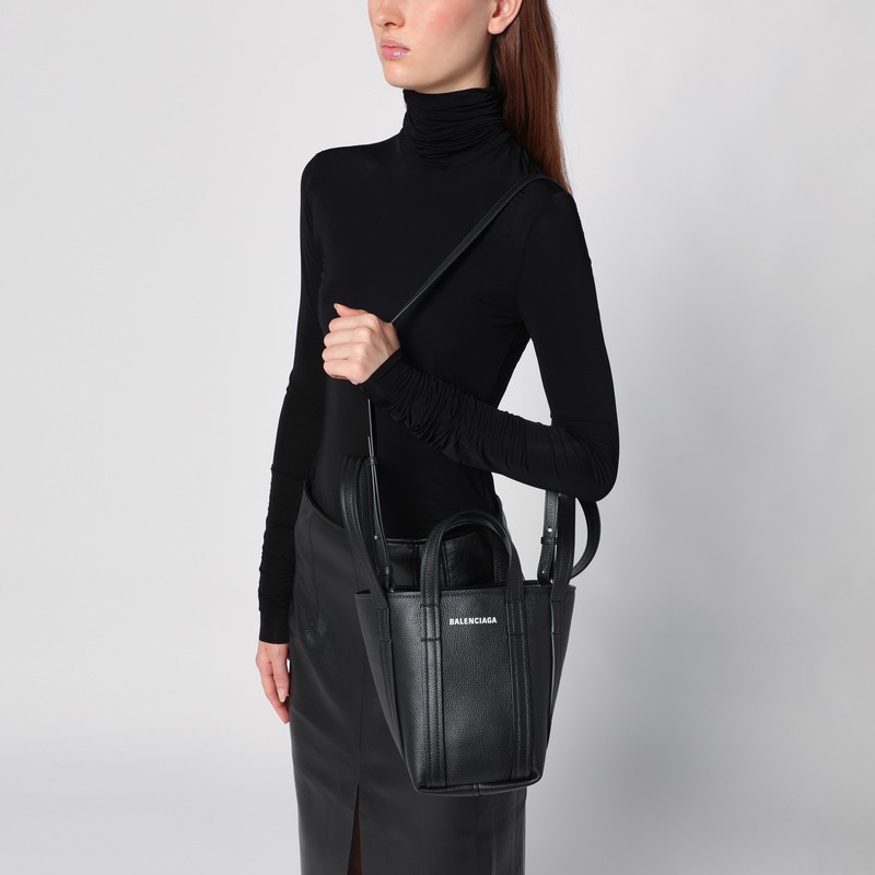 Balenciaga Black Everyday Xs North-south Tote In Black