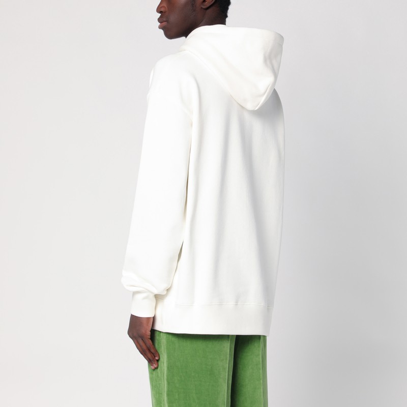 Valentino Garavani White Cotton Sweatshirt In Print