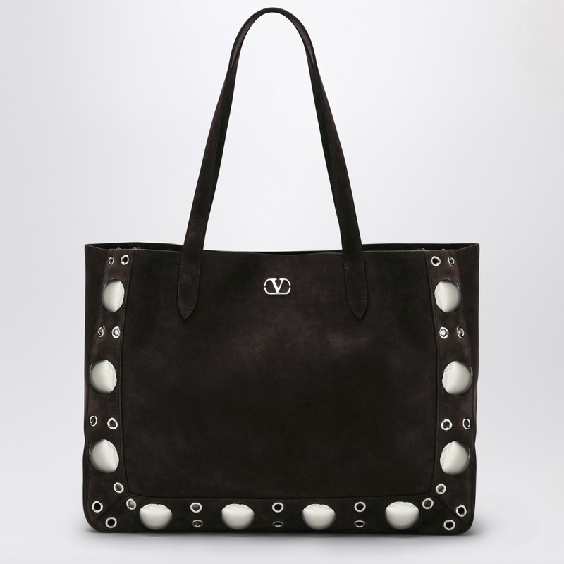 Medium Nellcôte Tote in Suede - Valentino Garavani - Modalova