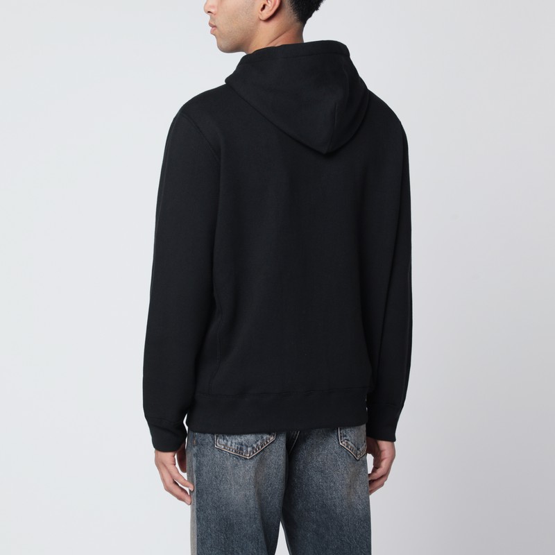 Polo Ralph Lauren Zip Sweatshirt With Front Pockets And Hood In Blue