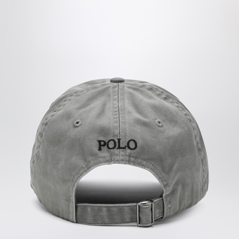 Polo Ralph Lauren Grey Baseball Cap With Logo In Gray