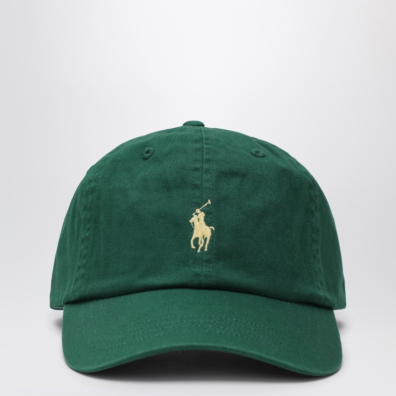 Forest green baseball cap with logo