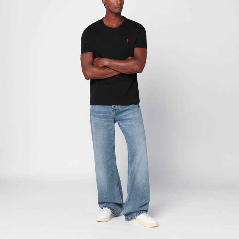 Polo Ralph Lauren Classic Fit Performance Jersey T-shirt In Black