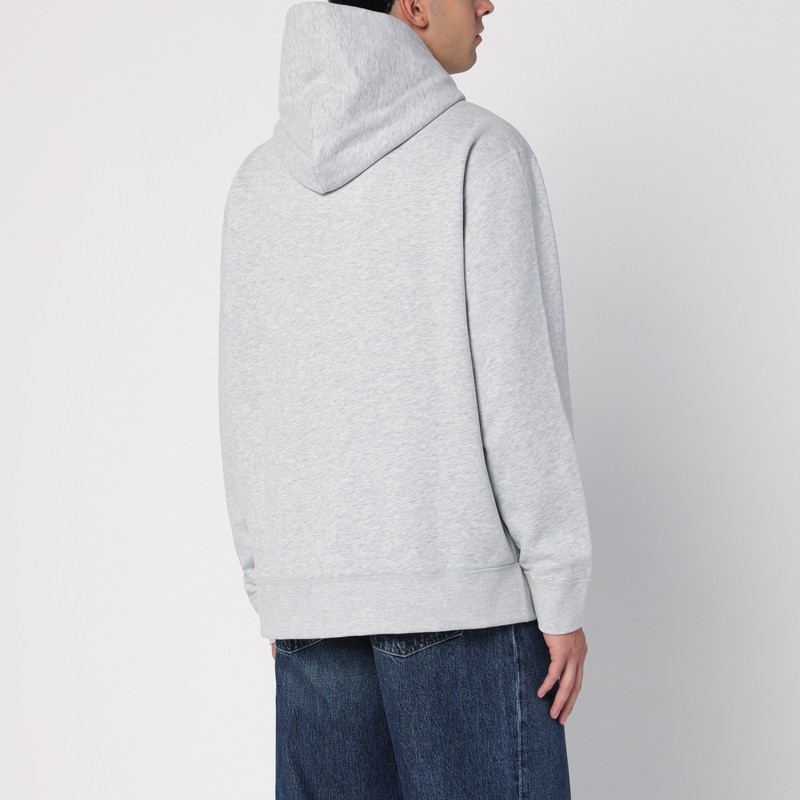 Polo Ralph Lauren Light Grey Cotton Blend Sweatshirt In Beige