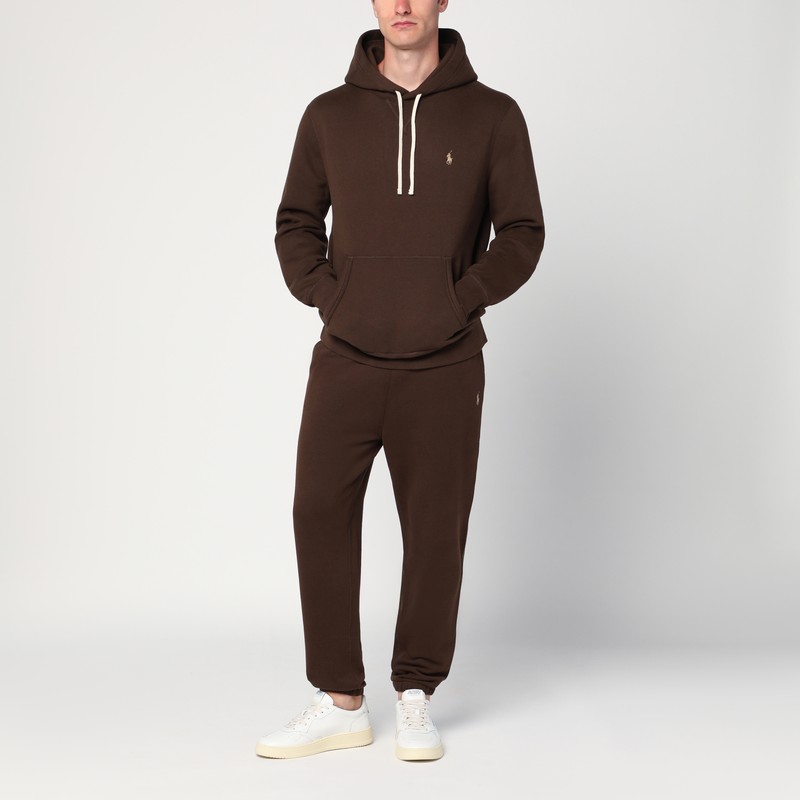 Polo Ralph Lauren Brown Cotton-blend Sweatshirt In Multi