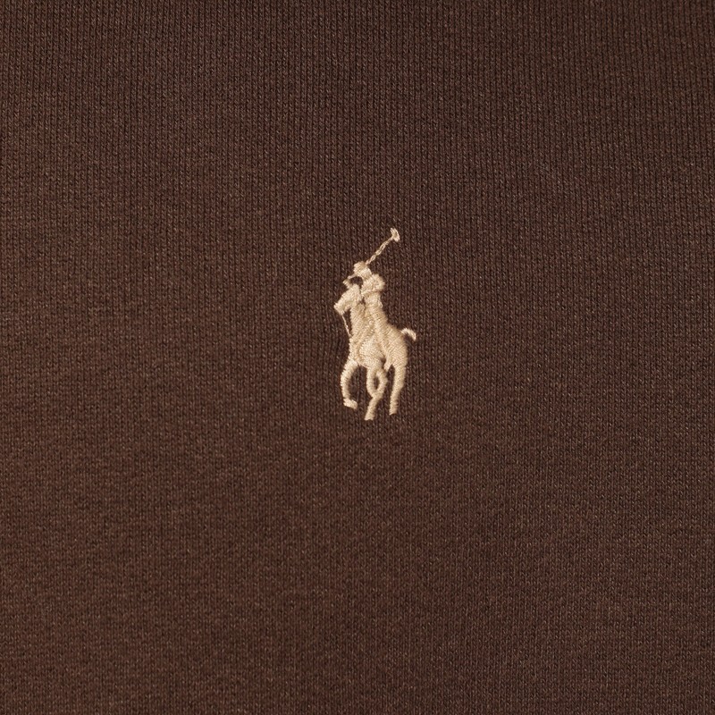 Polo Ralph Lauren Brown Cotton-blend Sweatshirt In Multi