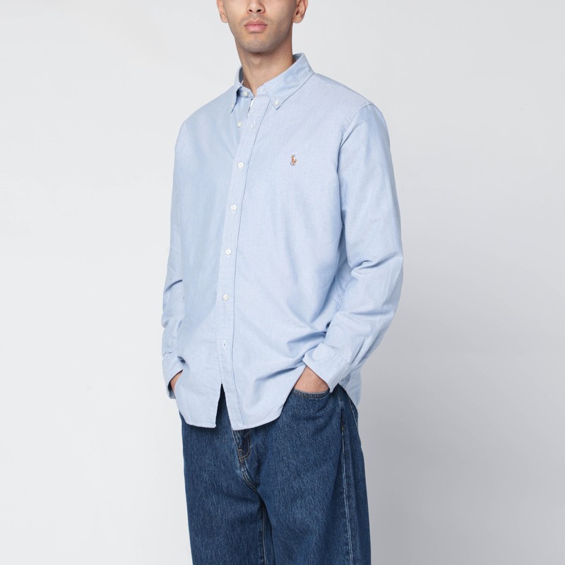 Light blue Oxford shirt Custom-fit