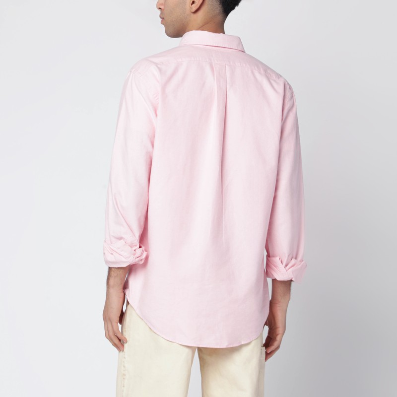 Polo Ralph Lauren Custom Fit Oxford Shirt In Pink