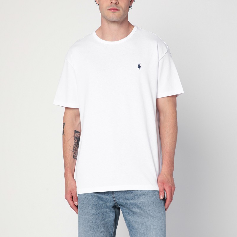White cotton Classic-Fit T-shirt