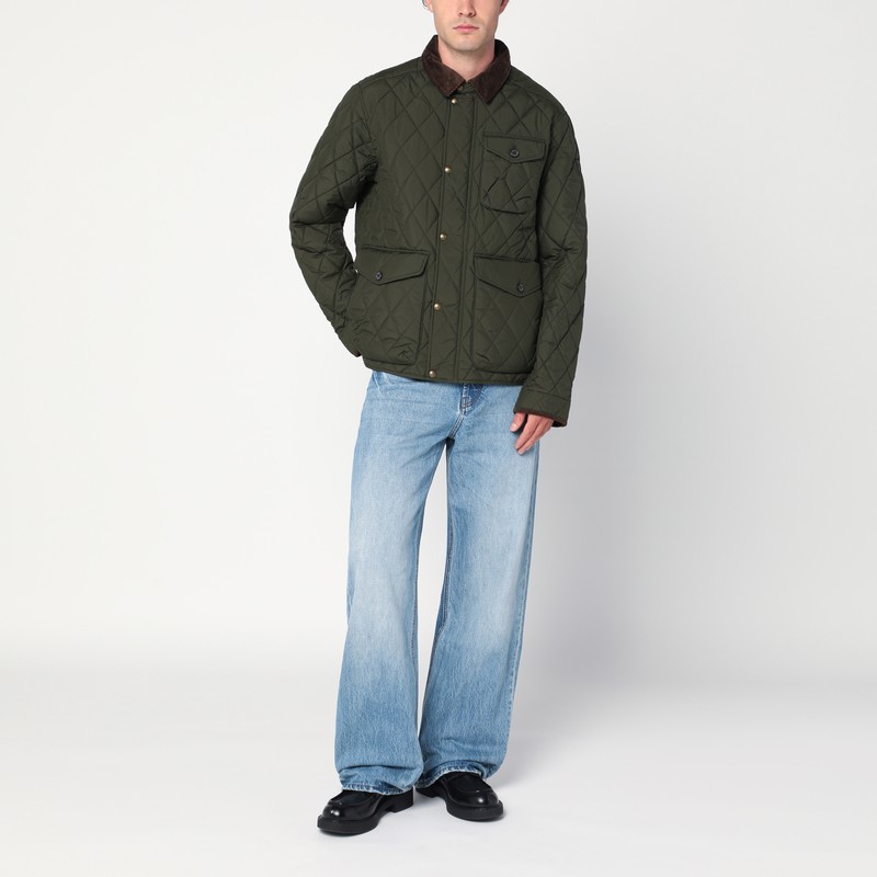 Polo Ralph Lauren Beaton Quilted Jacket Olive Green In Green